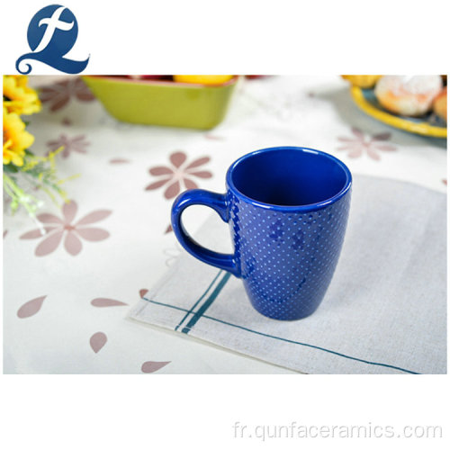 Tasses à thé colorées imprimées de vente chaude avec la poignée